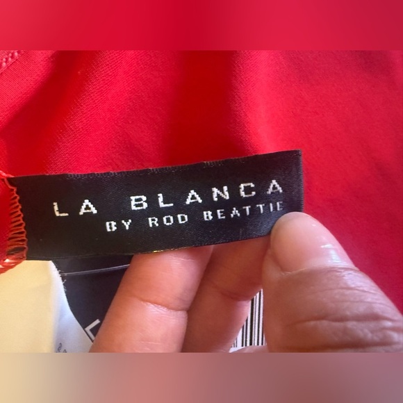 - La Blanca  by Rod Beattie red Beyond Pareo Wrap Cover-Up - Picture 8 of 11